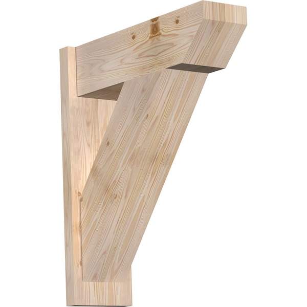 Ekena Millwork Traditional Slat Smooth Outlooker, Douglas Fir, 7 1/2"W x 24"D x 28"H OUT08X24X28TRA06SDF - main